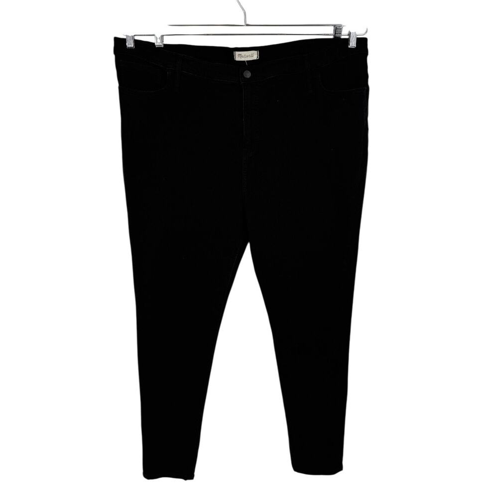 Madewell Roadtripper high rise skinny jeans black size 37 (22 24)